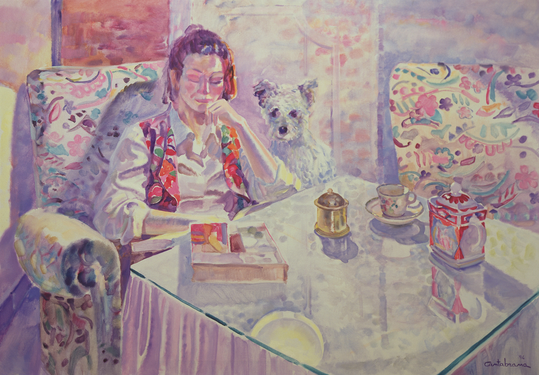 Figura-leyendo-con-perro-oleo-sobre-lienzo-81x100-cm